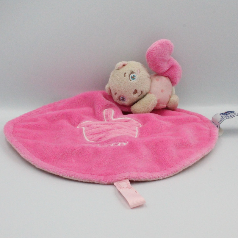 Doudou plat écureuil rose CHICCO