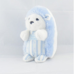 Doudou hérisson bleu rayé TARTINE ET CHOCOLAT 