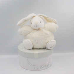 Doudou lapin blanc P'tit lapinou PERLE KALOO