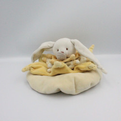 Doudou et compagnie lapin Bonnie étoile jaune carambole