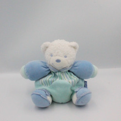 Doudou ours patapouf bleu Lagoon Lagon poisson KALOO 20 cm