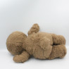 Ancienne Peluche ours marron Nombrilou habillé AJENA
