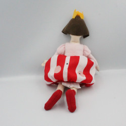 Doudou Poupée reine jupe rouge IKEA