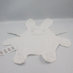 Doudou plat lapin ange blanc TROUSSELIER