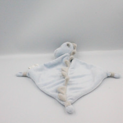 Doudou plat Petit dragon bleu gris TOUT COMPTE FAIT TCF