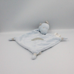 Doudou plat Petit dragon bleu gris TOUT COMPTE FAIT TCF