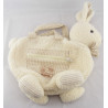 Doudou lapin ecru la bande à basile MOULIN ROTY