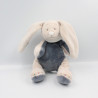 Doudou lapin bleu beige blanc Bao et Wapi NOUKIE'S