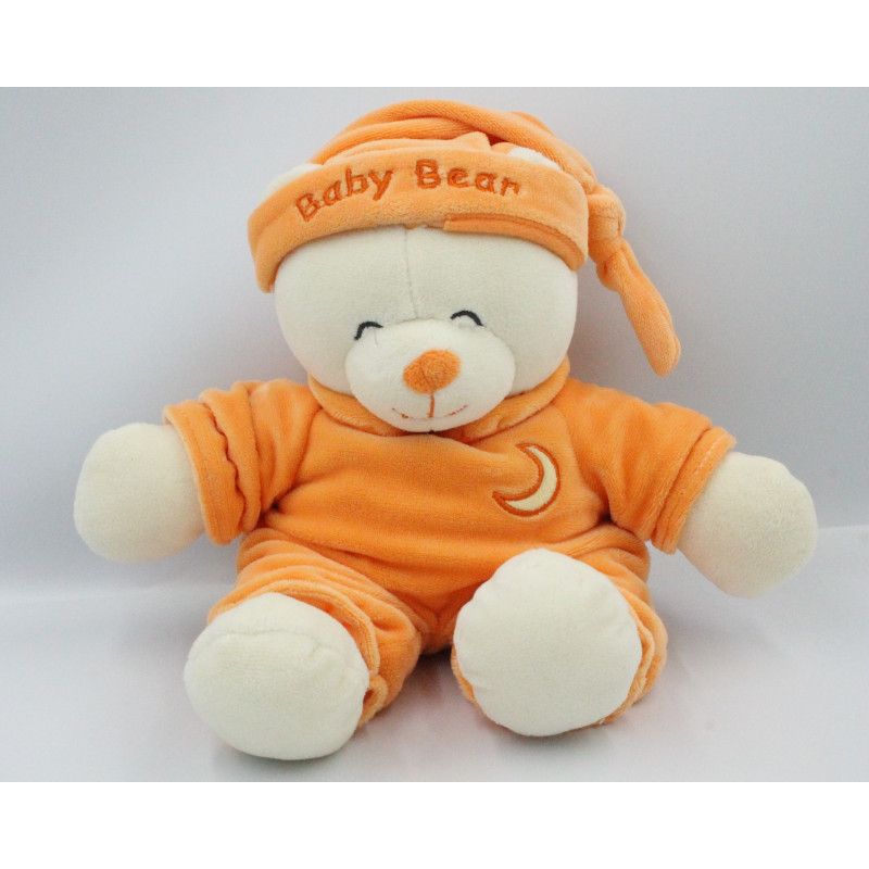 Doudou ours Baby Bear orange lune GIPSY