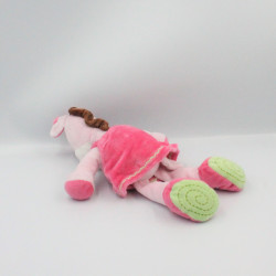 Doudou girafe robe rose soleil Ma ptite tribu