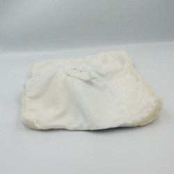 Doudou plat singe bleu blanc palmier vert JOLLYBABY