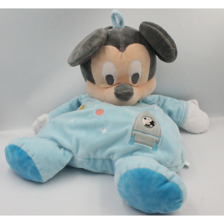 Doudou range pyjama Mickey bleu planètes étoile DISNEY BABY