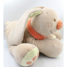 Grand géant Doudou lapin beige Pol et Jade NATTOU 70 cm