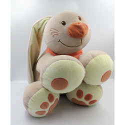 Grand géant Doudou lapin beige Pol et Jade NATTOU