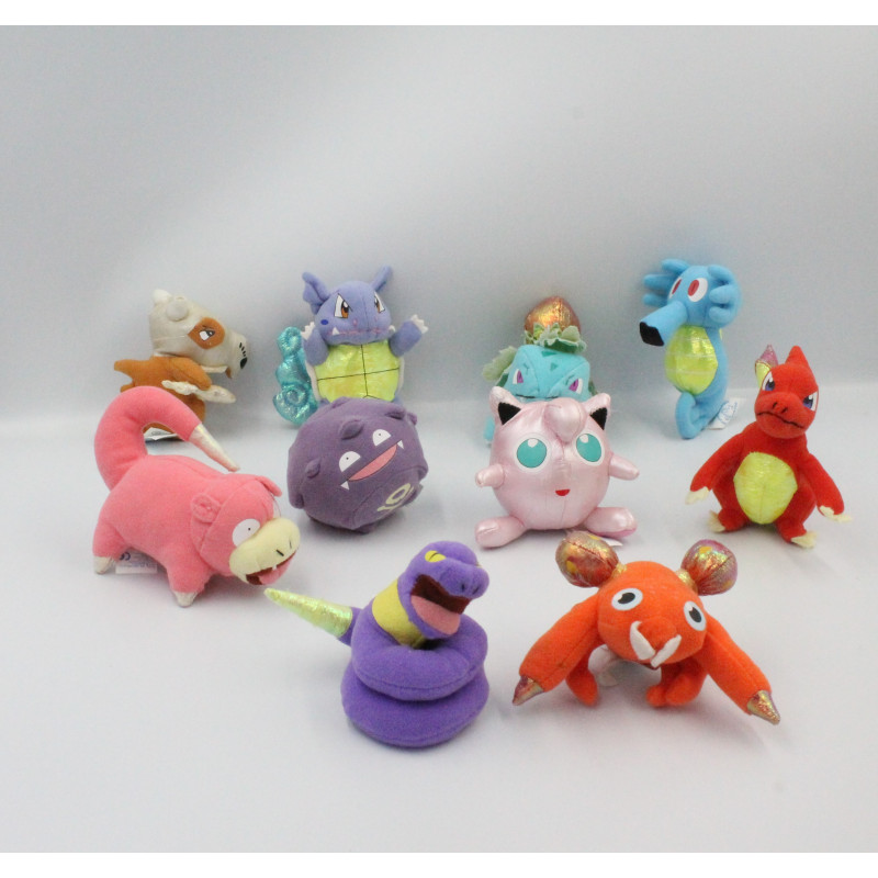 Lot de 10 Peluches miniatures Pokemon NINTENDO
