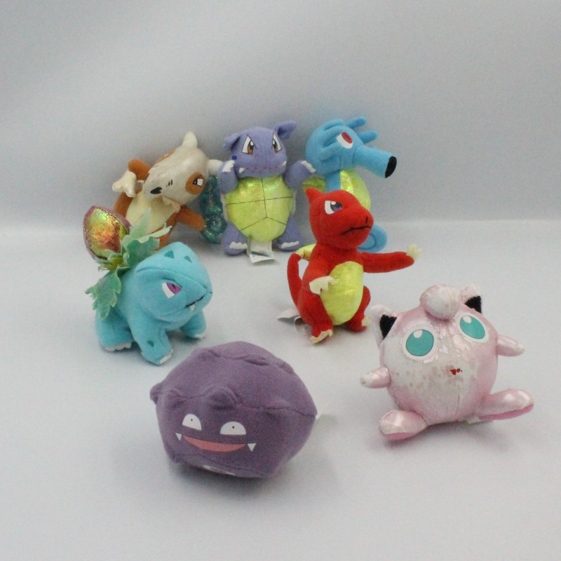 Lot de 7 Peluches miniatures Pokemon NINTENDO