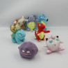 Lot de 7 Peluches miniatures Pokemon NINTENDO