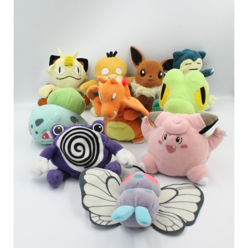 Lot de 10 Peluches Pokemon NINTENDO