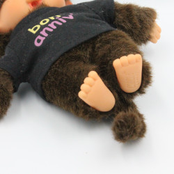 Peluche Singe Kiki tee shirt Bon Anniv NOUNOURS AJENA
