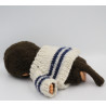 Peluche Singe Kiki pull en laine NOUNOURS AJENA