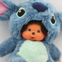 Peluche singe Kiki déguisé en Stitch