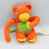 Doudou singe orange vert jaune IKEA