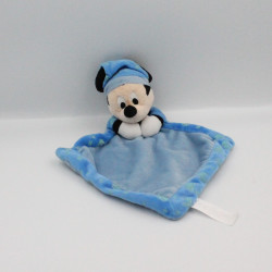Doudou plat luminescent mickey bleu luminescent Brille dans la nuit DISNEY