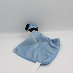 Doudou plat luminescent mickey bleu luminescent Brille dans la nuit DISNEY