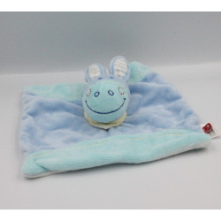 Doudou plat ane cheval bleu TEX LOT DE 2