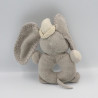 Doudou hochet éléphant gris Dumbo NICOTOY