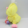 Peluche Puffalump poussin canard jaune fleurs FISHER PRICE 1988