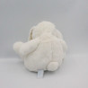 Doudou peluche lapin blanc beige TARTINE ET CHOCOLAT