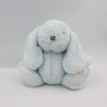 Doudou peluche musical lapin bleu TARTINE ET CHOCOLAT