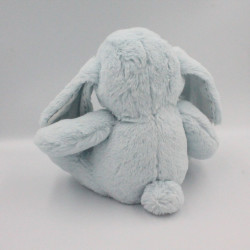 Doudou peluche musical lapin bleu TARTINE ET CHOCOLAT