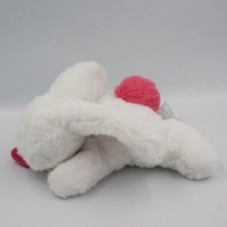 Doudou et compagnie lapin blanc rose Fraisine Tutti Frutti
