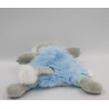 Doudou et Compagnie plat lion bleu gris blanc attache tétine