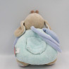 Doudou veilleuse chien beige bleu NATTOU