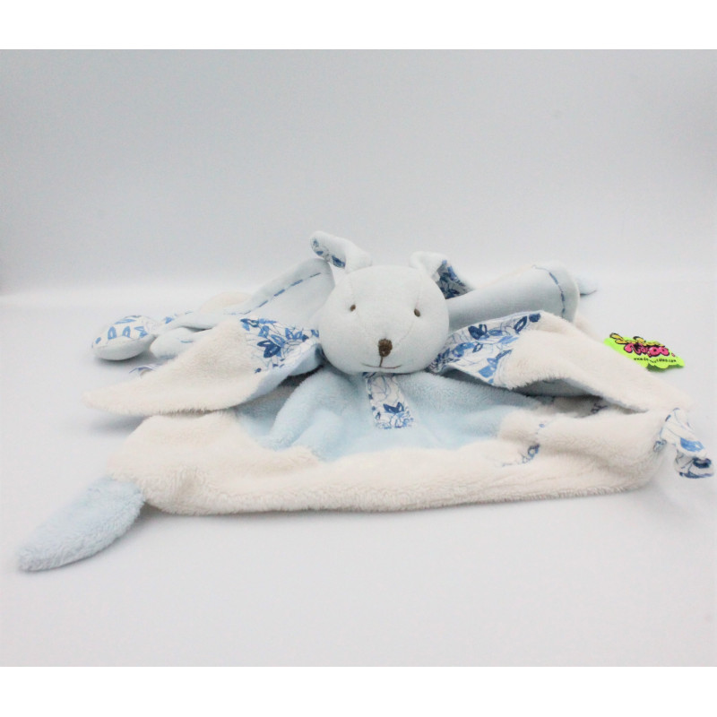 Doudou et compagnie plat lapin bleu tendresse TATOO