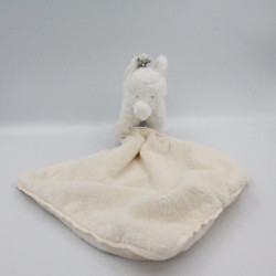 Doudou éléphant écru blanc...