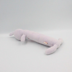 Doudou baton pouet lapin mauve coeur DPAM