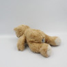Doudou peluche ours beige LA PELUCHERIE 