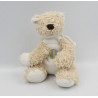 Doudou ours beige blanc montgolfière BENGY