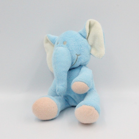 Doudou éléphant bleu TOTAL KINGSWAY