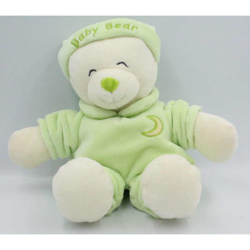 Doudou ours Baby Bear vert lune GIPSY