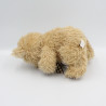 Doudou peluche ours beige noeud carreaux INSPIRION GMBH 