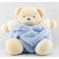 Doudou ours plume bleu blanc KALOO 1998