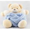 Doudou ours plume bleu blanc KALOO 1998