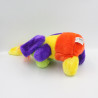 Peluche chien fluo vert violet jaune rouge ELUZ 
