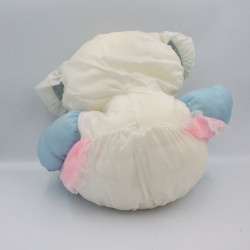 Peluche Puffalump chien rose bleu rose