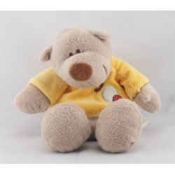 Doudou musical ours marron pull jaune 3 KIABI